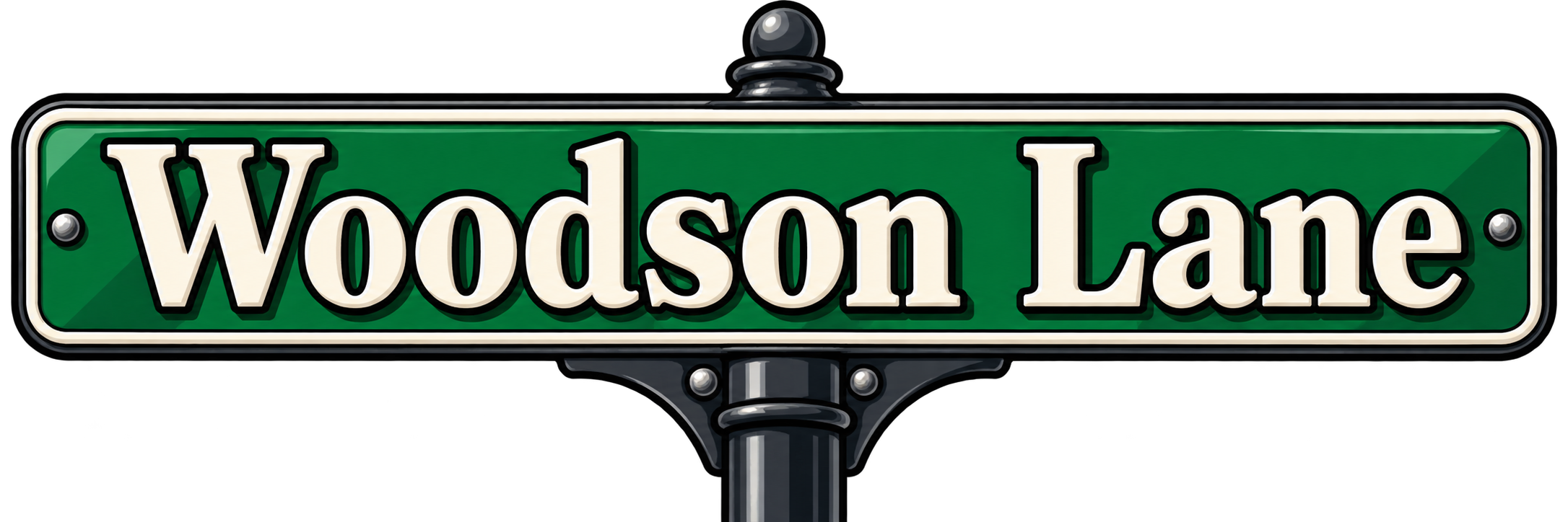 Woodson Lane Street Sign
